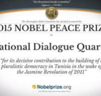 International acknowledgement to Tunisia : The Nobel Peace Prize 2015 to the National Dialogue Quartet.