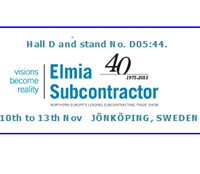 Exhibition at Elmia Subcontractors 2015